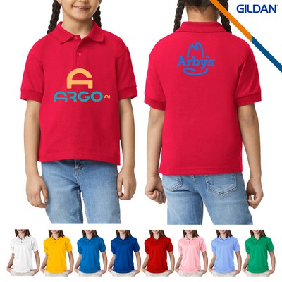 Gildan® 5.6oz Cotton/Polyester Youth Polo Shirts