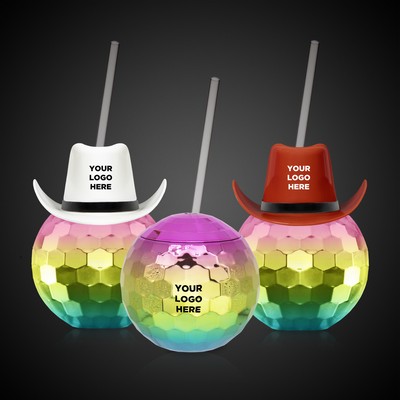 Disco Ball Cup - Rainbow(Imprintable)