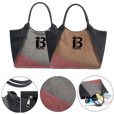 Shoulder Tote Bag For Women Canvas