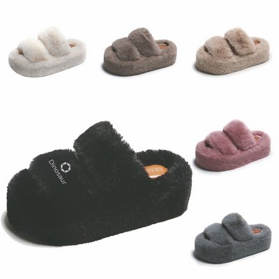 Woman Fluffy Slippers