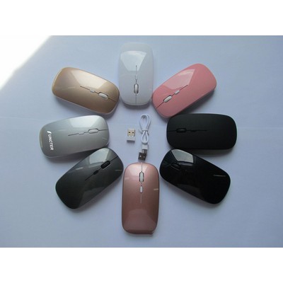 Wireless Mouse, Slim Silent Mouse 2.4G Portable Mobile Optical Office Mouse for Notebook, PC, Laptop