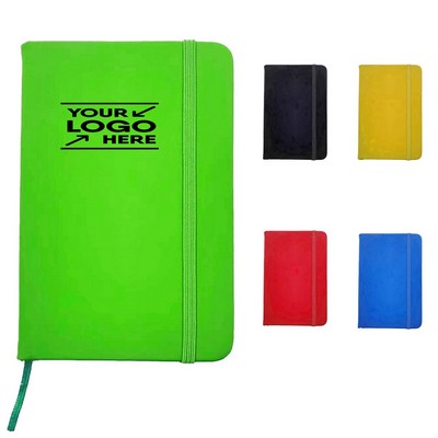 Premium Hard Cover Compact A5 PU Leather Notebook