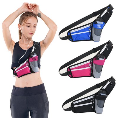 Running Waist Pack with Water Bottle Holder