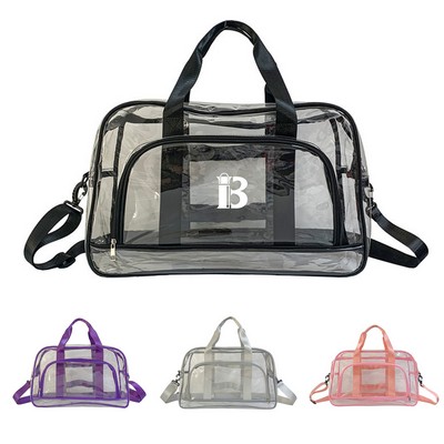 Transparent PVC Travel Duffel Bag