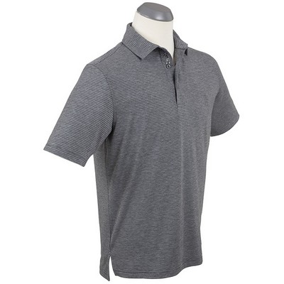 Bobby Jones Performance Jacquard Pin Stripe Polo