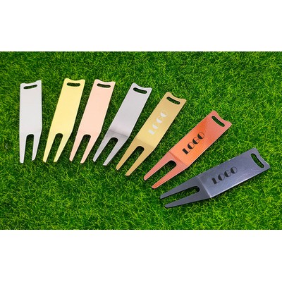 Metal Bending Golf Divot Repair Tool Golf Green Divot Fork