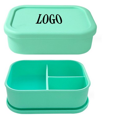 3-Compartment 28oz Silicone Lunch Box