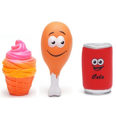 PVC Pinch Ball_Cartoon Food