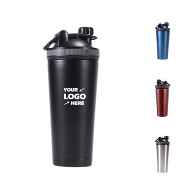 26oz Stainless Steel Shaker Bottle