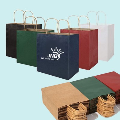 Kraft Retail Shopping Paper Bags with Handles