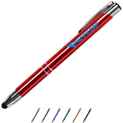 Metallic Colored Barrel Retractable Ballpoint Pen