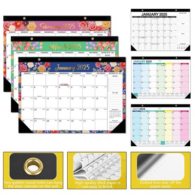 2025 Large Desk Calendar 22 x 17 Inches