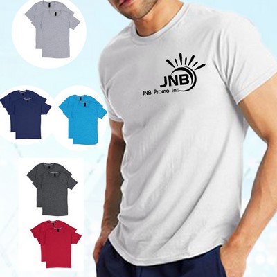 T-Shirts made from a blend of Polyester and Cotton