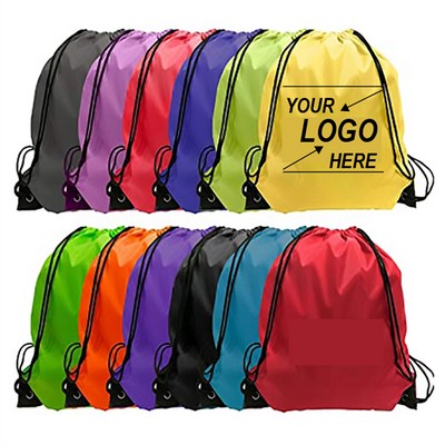 Personalized Polyester Drawstring Backpack