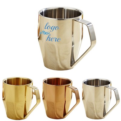 13 Oz Stainless Steel Double Walled Mug