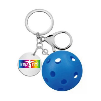 Pickleball Ball Keychain