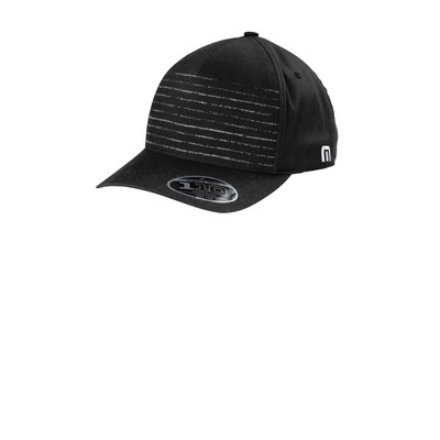 TravisMathew TM1MU425 FOMO Structured Five-Panel Striped Hat with Patch of Choice