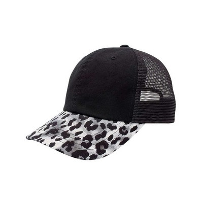 Mega Cap™ Leopard Fashion Trucker Cap