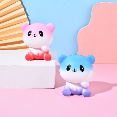 Slow Rebound Gradient Color Bear Stress Ball