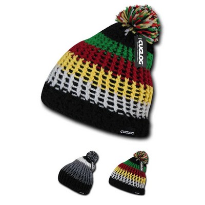 Cuglog Matterhorn Extra Thick Knit Cap w/Pom