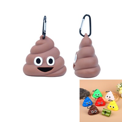 Dog Poop Bag Holder for Leash with Funny Design