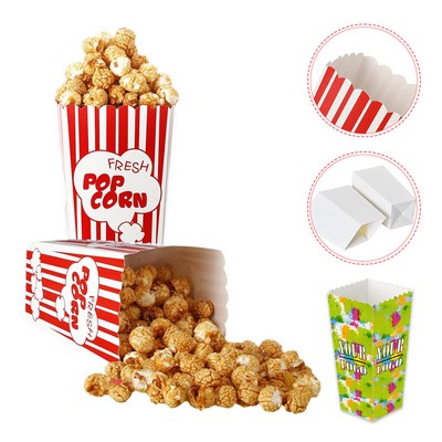 Custom Paper Popcorn Boxes Containers