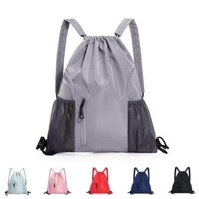 Gym Drawstring Backpack for Sports and Fitness