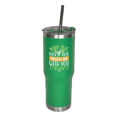 Arcticware™ 30 oz Green BPA-Free Vacuum Insulated Stainless Steel Tumbler