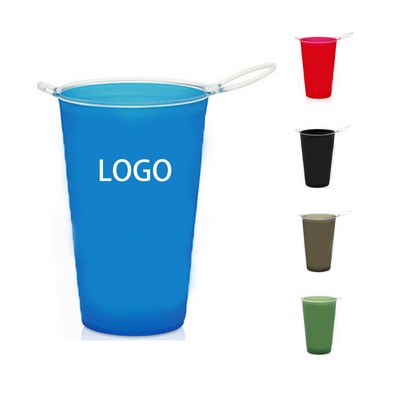 Tpu Running Water Cup Foldable Reusable Protable Mug For Running