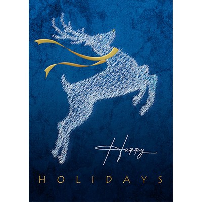 A Sharp Dressed Deer Greeting Card