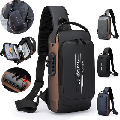 Anti-Theft Sling Bag With USB Port–Stylish And Functional