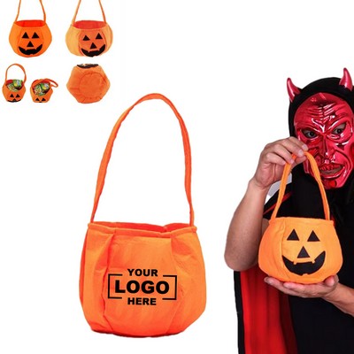 3D Pumpkin Halloween Candy Bag