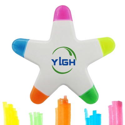 Star 5 Colors Highlighter