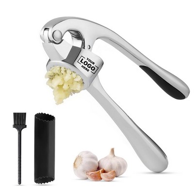 Heavy Duty Stainless Steel Garlic Crusher