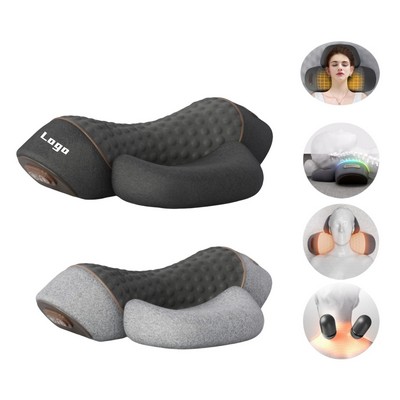 Adjustable Stretching Heating Neck Massage Pillow