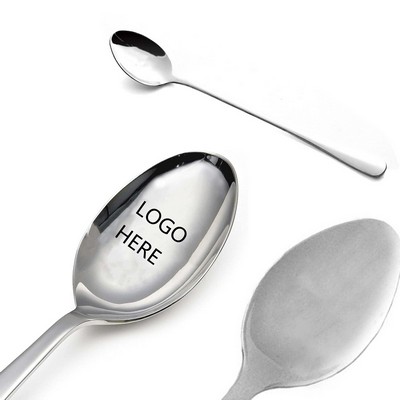 Stainless Steel Spoon With A Long Handle