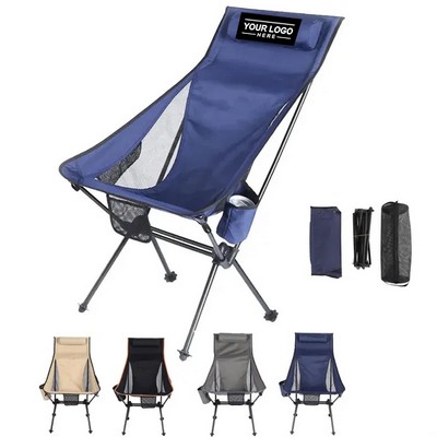 Ultralight Folding Camping Chair With Headrest