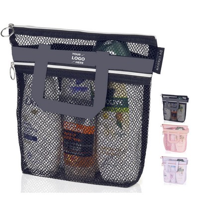 Shower Bag Tote Mesh Toiletry Organizer