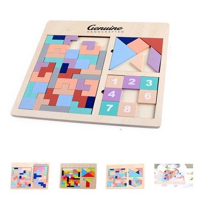 Wooden 3-In-1 Puzzle