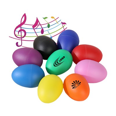 Colorful Plastic Musical Egg Shaker