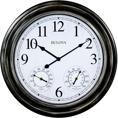 Bulova Clocks Block Island Indoor/Outdoor Wall Clock