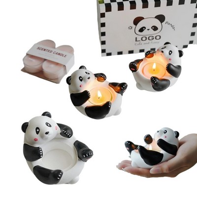 Panda Plaster Aromatherapy Candle Set