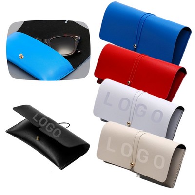 Durable PU Leather Eyeglass Pouch