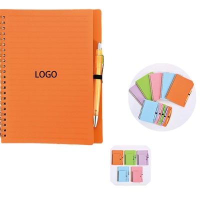 A5 Spiral Notebook with Pen Holder