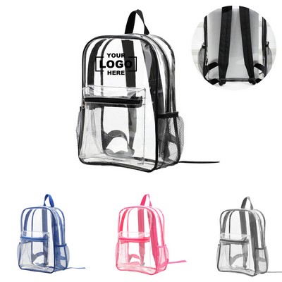 Durable Transparent Backpack with Large Capacity