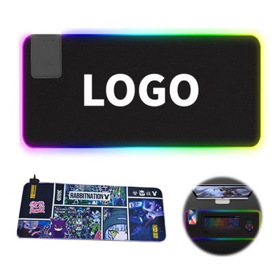 Gaming Mouse Pad 15W Wireless Charging RGB