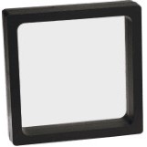 3.5" x 3.5" Illusion Black Presentation Box with Window