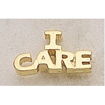 I Care Marken Design Cast Lapel Pin (Up to 3/4")