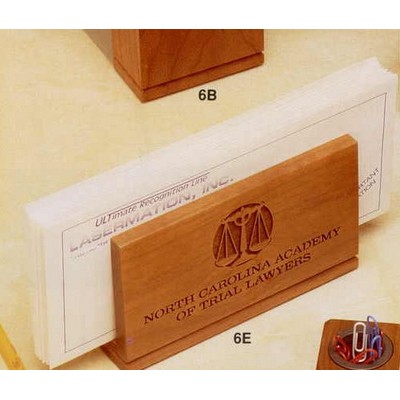 3-1/2"x6-1/2" Walnut Letter/Memo Holder (6e)