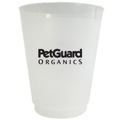 16 Oz. Frost Flex Plastic Cup (Silk Screen Printing)